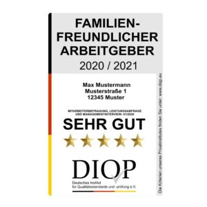 Familienfreundlicher Arbeitgeber 2021